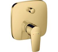 hansgrohe Talis E Miscelatore monocomando per vasca da incasso, colorazione: Ottica in oro lucido