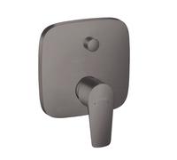 hansgrohe Talis E rubinetto vasca da incasso, miscelatore monocomando, 71474340, Talis E nero cromato spazzolato [Rubinetteria Bagno > Rubinetteria Vasca]