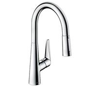 Hansgrohe Miscelatore monocomando Talis M51 200 con doccetta estraibile 2 getti cromato 72813000