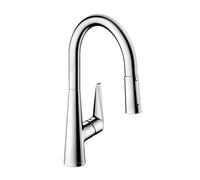 hansgrohe Talis M51 miscelatore monocomando per cucina 200, 2 tipi di getto, Eco, 72817, Colorazione: cromo