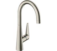 Hansgrohe Talis S M51 Miscelatore monocomando cucina 260, 1 getto, colorazione: Finitura in acciaio inox