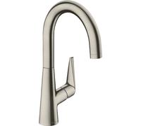 hansgrohe Talis S M51 Mitigeur monocommande de cuisine 220, 1 jet, 72814800, 72814800, Colorazione: Finitura in acciaio inox