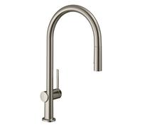 hansgrohe Talis M54 rubinetto da cucina, estraibile, orientabile, 72842800, Talis M54 acciaio inox spazzolato [Rubinetteria da Cucina > Rubinetti da Cucina]
