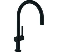 hansgrohe Talis M54 Mitigeur monocommandé pour cuisine 220, 1 type de jet, Eco, 72843670, 72843670, Colorazione: Nero opaco