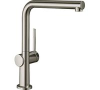 hansgrohe Talis M54 - Rubinetto da cucina a bassa pressione per caldaia da incasso, 1 tipo di acciaio, rubinetto da cucina con altezza del beccuccio 270 mm, miscelatore da cucina orientabile, finitura