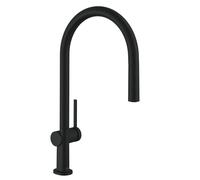 hansgrohe Talis M54 rubinetto da cucina, con sBox, estraibile, orientabile, 72803670, sBox Talis M54 nero opaco [Rubinetteria da Cucina > Rubinetti da Cucina]