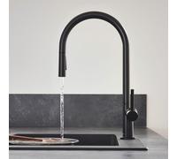hansgrohe Talis M54 rubinetto da cucina, estraibile, orientabile, 72800670, Talis M54 nero opaco [Rubinetti da Cucina > Rubinetti da Cucina]