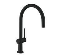 hansgrohe Talis M54 Mitigeur monocommande de cuisine 220, 1jet, 72804670, 72804670, Colorazione: Nero opaco