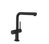 hansgrohe Talis M54 Mitigeur monocommandé pour cuisine U 270, robinet darrêt pour appareil, 1jet, 72827670, 72827670, Colorazione: nero opaco