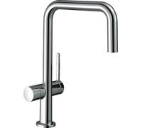 hansgrohe Talis M54 miscelatore monocomando per cucina U 220, valvola di arresto, 1 getto, 72807, Colorazione: cromo - 72807000