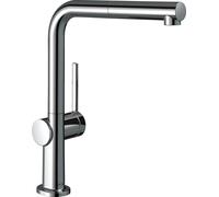 Hansgrohe M54 - Miscelatore da lavello Talis con bocca di erogazione estraibile, sBox, cromo 72809000