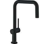 hansgrohe Talis M54 Mitigeur monocommande de cuisine U 220, 1jet, 72806670, 72806670, Colorazione: nero opaco