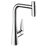hansgrohe Talis Select M51 rubinetto da cucina, estraibile, orientabile, 72823000, Talis Select M51 cromo [Rubinetteria da Cucina > Rubinetti da Cucina]