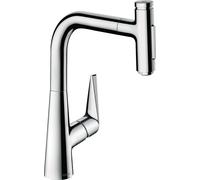 Hansgrohe Talis M51 miscelatore monocomando cucina 220, doccia estraibile, 2 getti, sBox, Colorazione: cromo