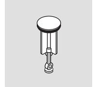 hansgrohe tappo ad alette Ø 40 mm per scarico con piletta e salterello, 96026880, Universal acciaio inox spazzolato [Rubinetteria Bagno > Ricambi Rubinetteria Bagno]