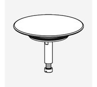 hansgrohe tappo per set vasca, 96153450, Exafill; Flexaplus bianco [Rubinetteria Bagno > Ricambi Rubinetteria Bagno]