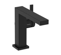 hansgrohe Tecturis E Fine Mitigeur monocommandé pour lavabo 110, saillie 155mm, garniture de vidage Push-Open, CoolStart, 73024670, 73024670, Colorazione: nero opaco