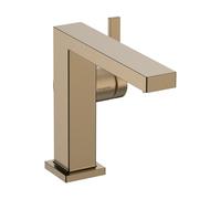 hansgrohe Tecturis E Fine Mitigeur monocommandé pour lavabo 110, saillie 155mm, garniture de vidage Push-Open, CoolStart, 73024140, 73024140, Colorazione: Bronzo spazzolato