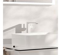 hansgrohe Tecturis E Fine Mitigeur monocommandé pour lavabo 240, saillie 197mm, sans garniture de vidage, CoolStart, EcoSmart+, 73072700, 73072700, Colorazione: Bianco opaco