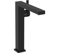 hansgrohe Tecturis E - Rubinetto per lavabo senza scarico, risparmio energetico (CoolStart), Miscelatore lavabo risparmio idrico (EcoSmart) con altezza bocca 243 mm, nero opaco, 73072670
