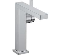 hansgrohe Tecturis E - Rubinetto per lavabo senza scarico, risparmio energetico (CoolStart), Miscelatore lavabo risparmio idrico (EcoSmart) con altezza bocca 173 mm, cromo, 73041000