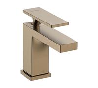 hansgrohe Tecturis E Mitigeur monocommandé pour lavabo 80, saillie 122mm, sans garniture de vidage, CoolStart, EcoSmart+, 73001140, 73001140, Colorazione: Bronzo spazzolato