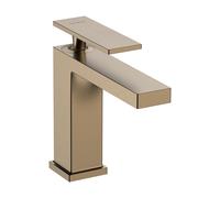 hansgrohe Tecturis E miscelatore monocomando per lavabo 110, sporgenza 144 mm, senza scarico, EcoSmart+, 73011, Colorazione: Bronzo spazzolato