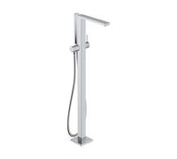 hansgrohe Tecturis E miscelatore monocomando per vasca, a pavimento, sporgenza 264 mm, incl. accessori, 2 utenze, 73445, Colorazione: cromo