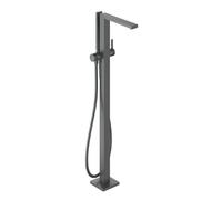 Mitigeur de baignoire monocommande hansgrohe Tecturis E, en îlot, portée de 264 mm, accessoires inclus, 2 points d'eau, 73445340, 73445340, Colorazione: Cromo nero spazzolato
