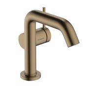 hansgrohe Tecturis S Fine Mitigeur monocommandé pour lavabo, ComfortZone110, Push-Open, CoolStart, saillie 130mm, 73322140, 73322140, Colorazione: Bronzo spazzolato