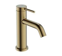 hansgrohe Tecturis S Mitigeur monocommandé pour lavabo, ComfortZone80, avec vidage, CoolStart, saillie 108mm, 73305140, 73305140, Colorazione: Bronzo spazzolato