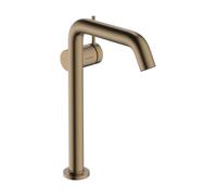hansgrohe Tecturis S miscelatore monocomando per lavabo 240 Fine CoolStart a risparmio idrico+per lavabi da appoggio, sporgenza 167 mm, 73372, Colorazione: Bronzo spazzolato