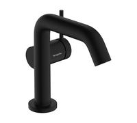 hansgrohe Tecturis S miscelatore monocomando per lavabo 110 Fine CoolStart risparmio idrico+ , sporgenza 130 mm, 73321, Colorazione: nero opaco