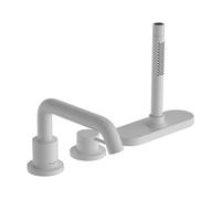 hansgrohe Tecturis S rubinetto bordo vasca, miscelatore monocomando, 73447700, Tecturis S bianco opaco [Rubinetteria Bagno > Rubinetteria Vasca]
