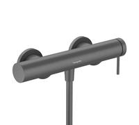 hansgrohe Tecturis S rubinetto doccia esterno con miscelatore, 73622340, Tecturis S nero cromato spazzolato [Rubinetteria Bagno > Rubinetteria Doccia]