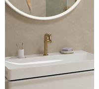hansgrohe Tecturis S Mitigeur monocommandé pour lavabo 150 Fine CoolStart économie deau+, saillie 139 mm, 73340140, 73340140, Colorazione: Bronzo spazzolato