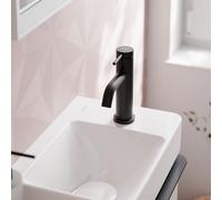 hansgrohe Tecturis S rubinetto lavabo 80 CoolStart, 73302670, 80 Tecturis S nero opaco [Rubinetteria Bagno > Rubinetteria Lavabo]