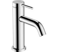 hansgrohe Tecturis S - Rubinetto lavabo per acqua fredda senza scarico, Miscelatore lavabo risparmio idrico (EcoSmart) per bagno/WC ospiti con altezza bocca 80 mm, cromo, 73313000