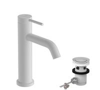 hansgrohe Tecturis S miscelatore monocomando per lavabo 110 , sporgenza 116 mm, 73310, Colorazione: Bianco opaco