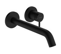 hansgrohe Tecturis S miscelatore monocomando per lavabo da incasso a parete, sporgenza 225 mm, 73351, Colorazione: nero opaco