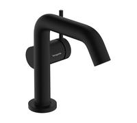 hansgrohe Tecturis S miscelatore monocomando per lavabo 110 Fine CoolStart risparmio idrico+ , sporgenza 130 mm, 73321, Colorazione: nero opaco