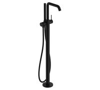 hansgrohe Tecturis S miscelatore monocomando per vasca, a pavimento, sporgenza 194 mm, 73440, Colorazione: nero opaco