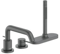 Hansgrohe Tecturis S rubinetto per vasca e doccia bordo vasca nero 73447340