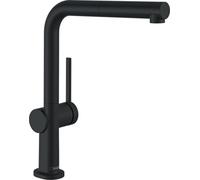 hansgrohe Talis M54 miscelatore monocomando per cucina 270, scaldabagno a bassa pressione, bocca estraibile, 1jet, 72860, Colorazione: Nero opaco