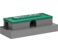 hansgrohe uBox universal corps de base caniveau de douche corps davaloir pour installation plate, 01000180, 01000180