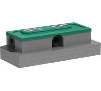 hansgrohe uBox universal corps de base caniveau de douche corps davaloir pour installation plate, 01000180, 01000180