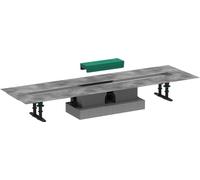 hansgrohe uBox universal - set per canalina di scarico doccia (corpo di base + set di installazione), adatto per hansgrohe RainDrain Rock e RainDrain Match di 900 mm con installazione standard