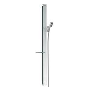hansgrohe Unica E asta saliscendi, con flessibile doccetta, con mensola, 27640000, Unica E; Unica cromo [Rubinetteria Bagno > Doccette / Supporti]