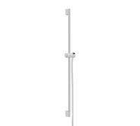 Hansgrohe Unica, asta doccia Pulsify S, 90 cm, con supporto per soffione Push e flessibile doccia, 24401, Colorazione: Bianco opaco