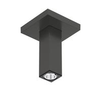 hansgrohe Universal braccio doccia, 24338340, Universal nero cromato spazzolato [Rubinetteria Bagno > Soffioni Doccia]
